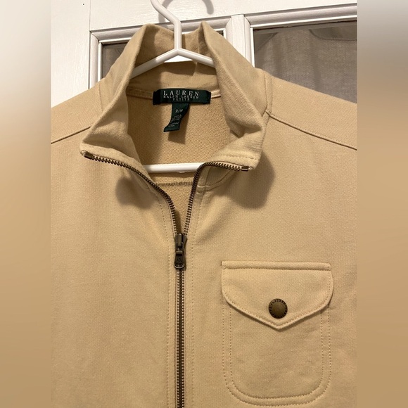 Ralph Lauren zip-up jersey utility jacket - Picture 4 of 4
